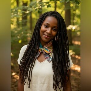 Upcycled Kantha tie jabot